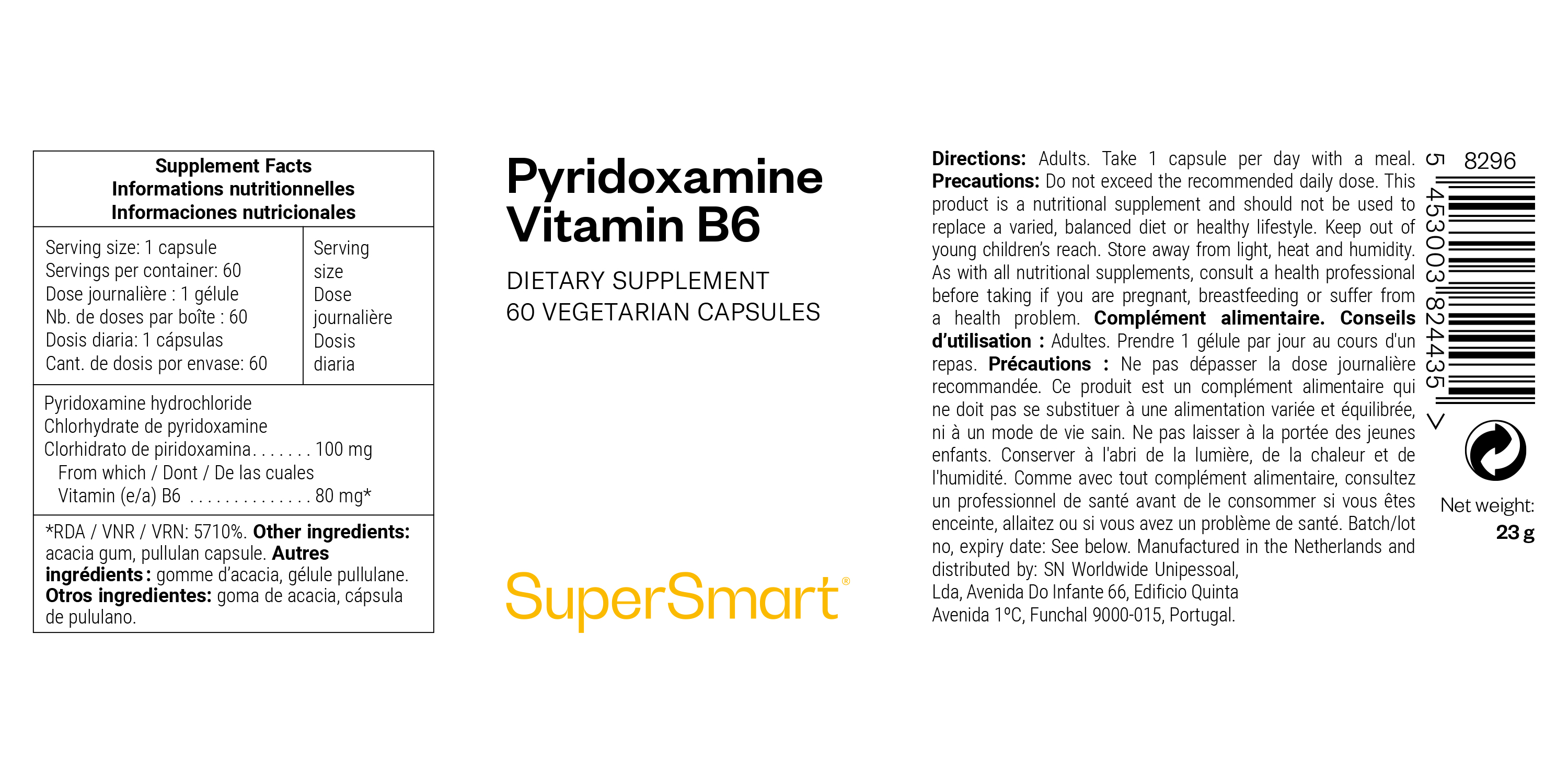 Pyridoxamine Vitamin B6