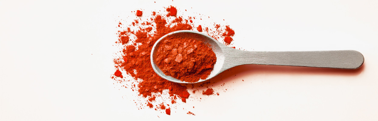 Spoonful of powdered brewer's yeast