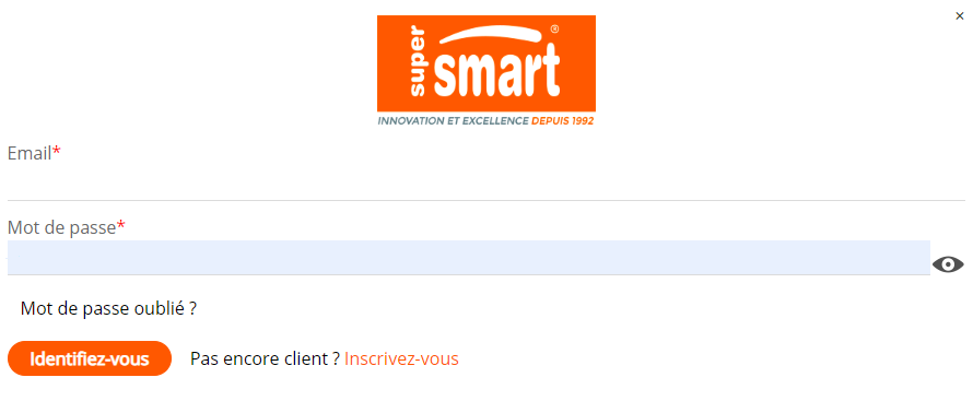 Oubli mot de passe 1